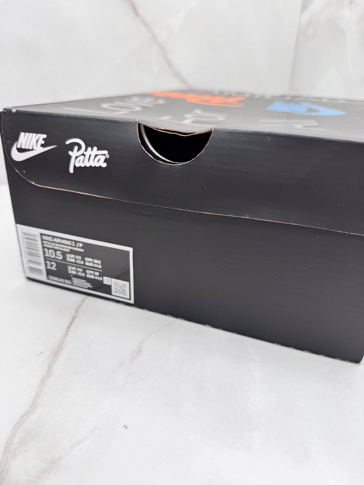 Nike Air Max 1 Patta Maroon 9.5UK