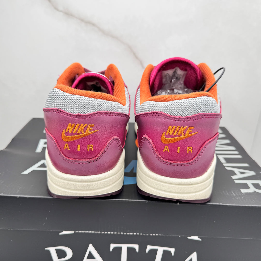 Nike Air Max 1 Patta Maroon 9.5UK