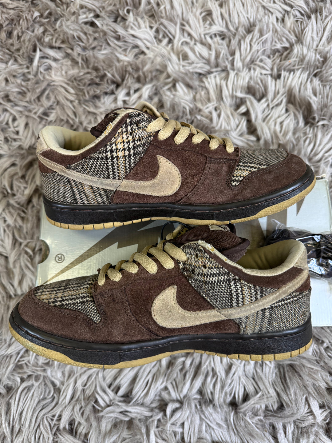 Nike SB Dunk Low tweed 8UK