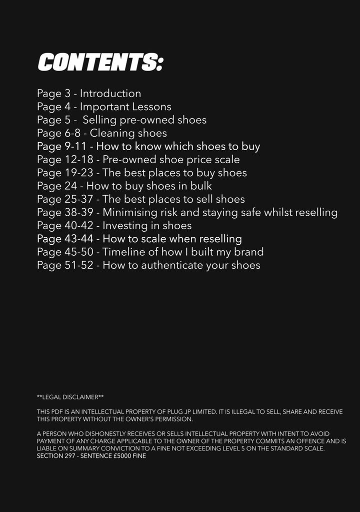 The Secret To Selling Sneakers Guide (PDF)