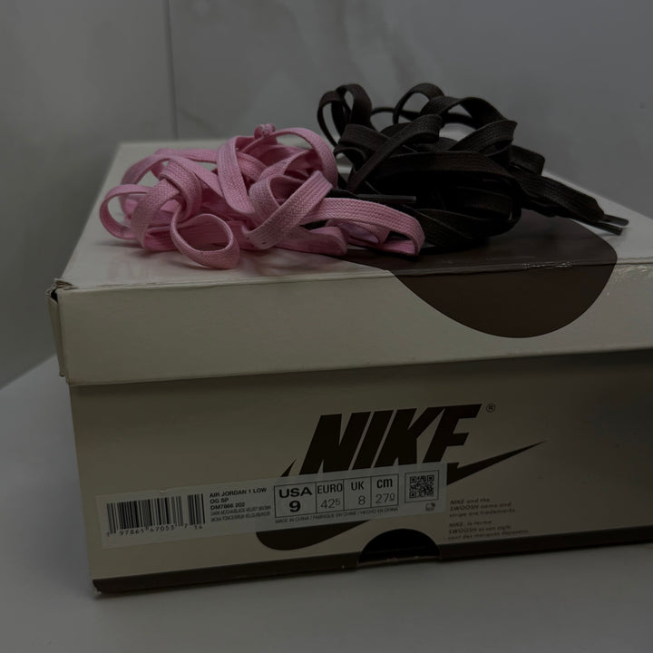 Jordan 1 Low Travis Scott Velvet Brown 8UK (2471)