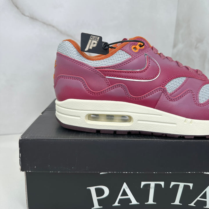 Nike Air Max 1 Patta Maroon With Bracelet (Brand New)