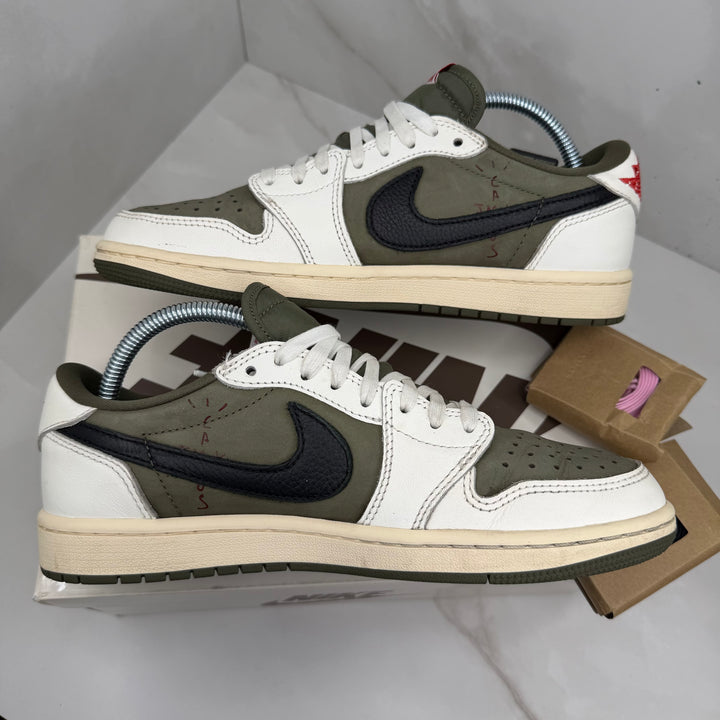 Jordan 1 Low Travis Scott Medium Olive 6UK (2492)