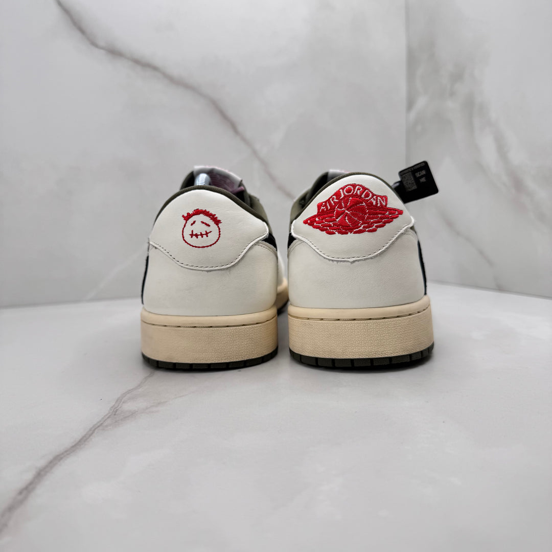 Jordan 1 Low Travis Scott Medium Olive 11UK