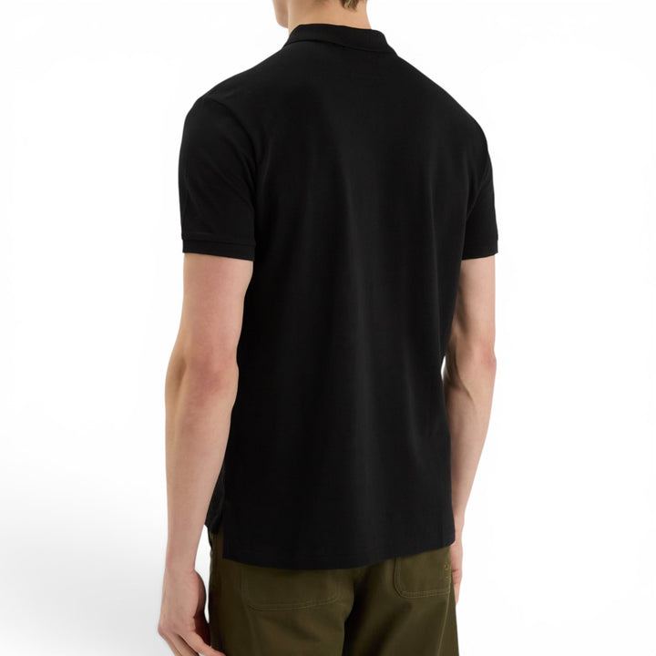 Ralph Lauren Black Slim Fit Mesh Polo Shirt