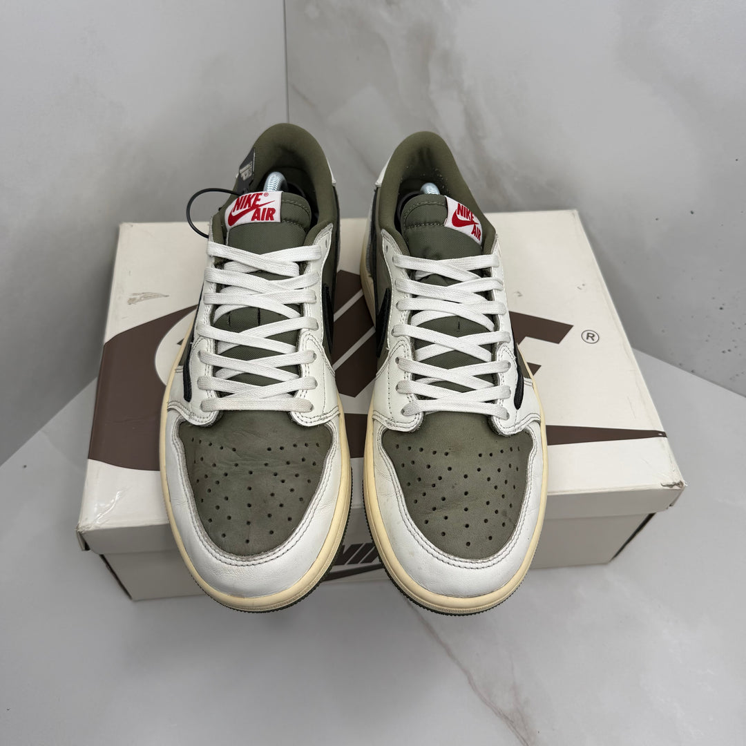 Jordan 1 Low Travis Scott Medium Olive 8.5UK (2483)
