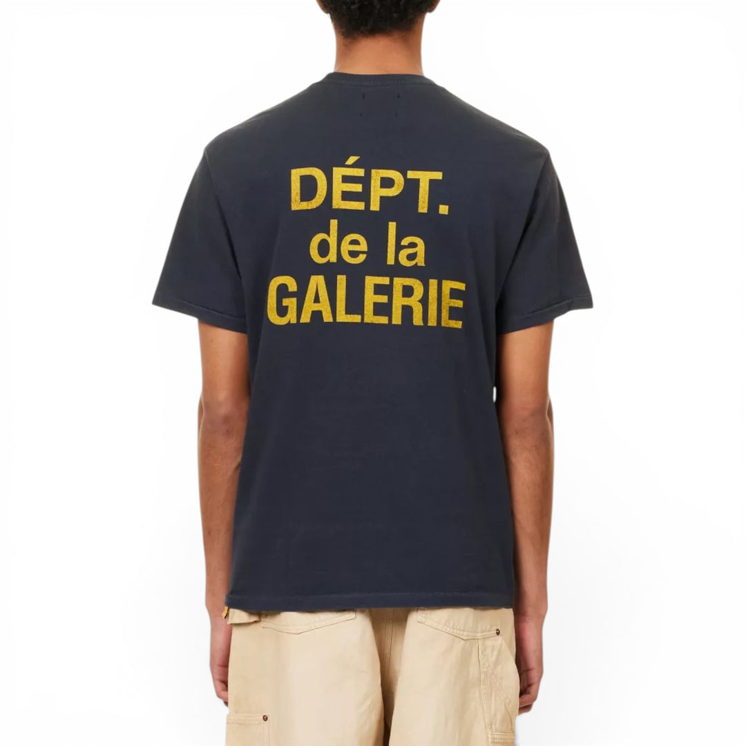 Gallery Dept. French Navy & Yellow T-Shirt
