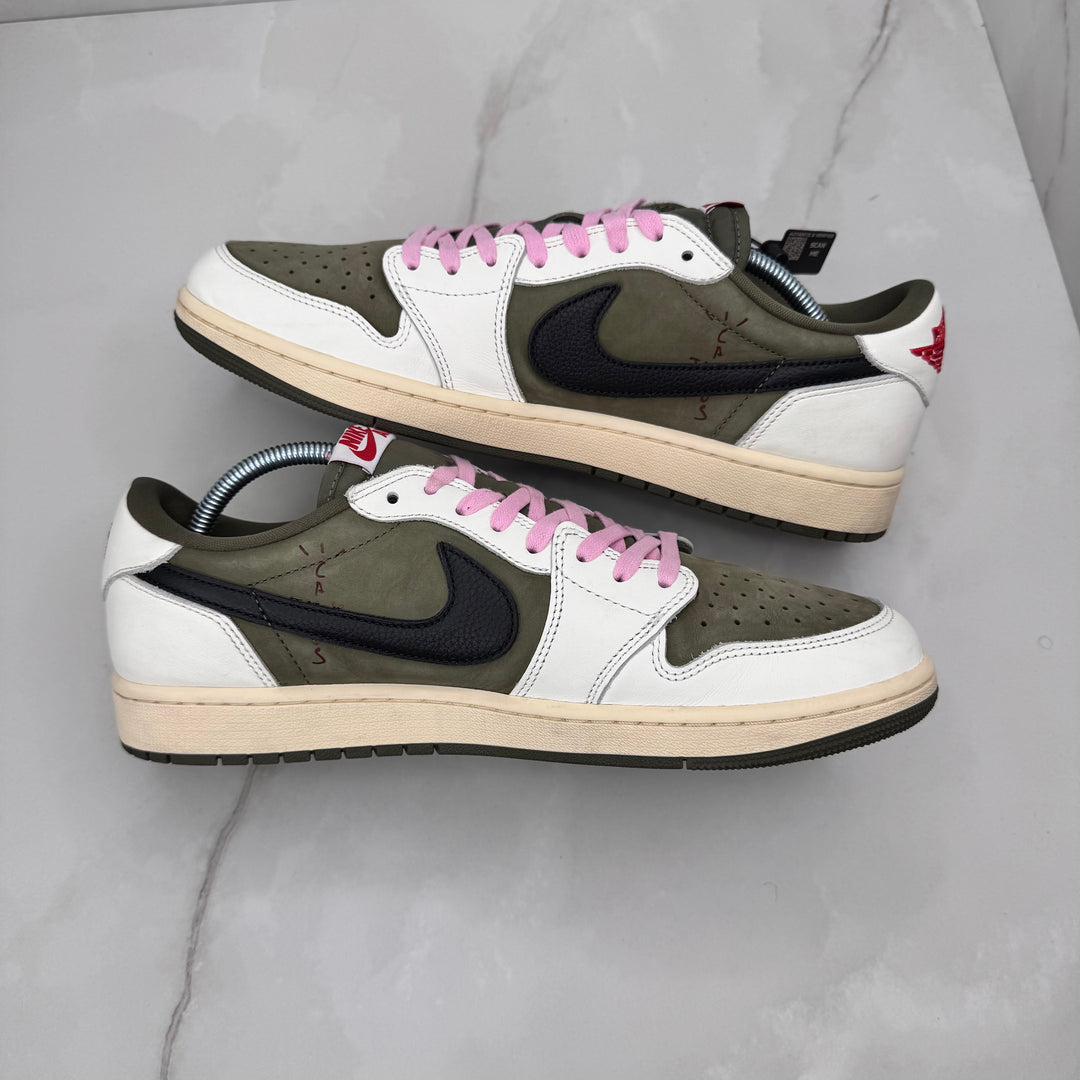 Jordan 1 Low Travis Scott Medium Olive 11UK