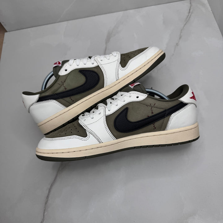 Jordan 1 Low Travis Scott Medium Olive 9UK