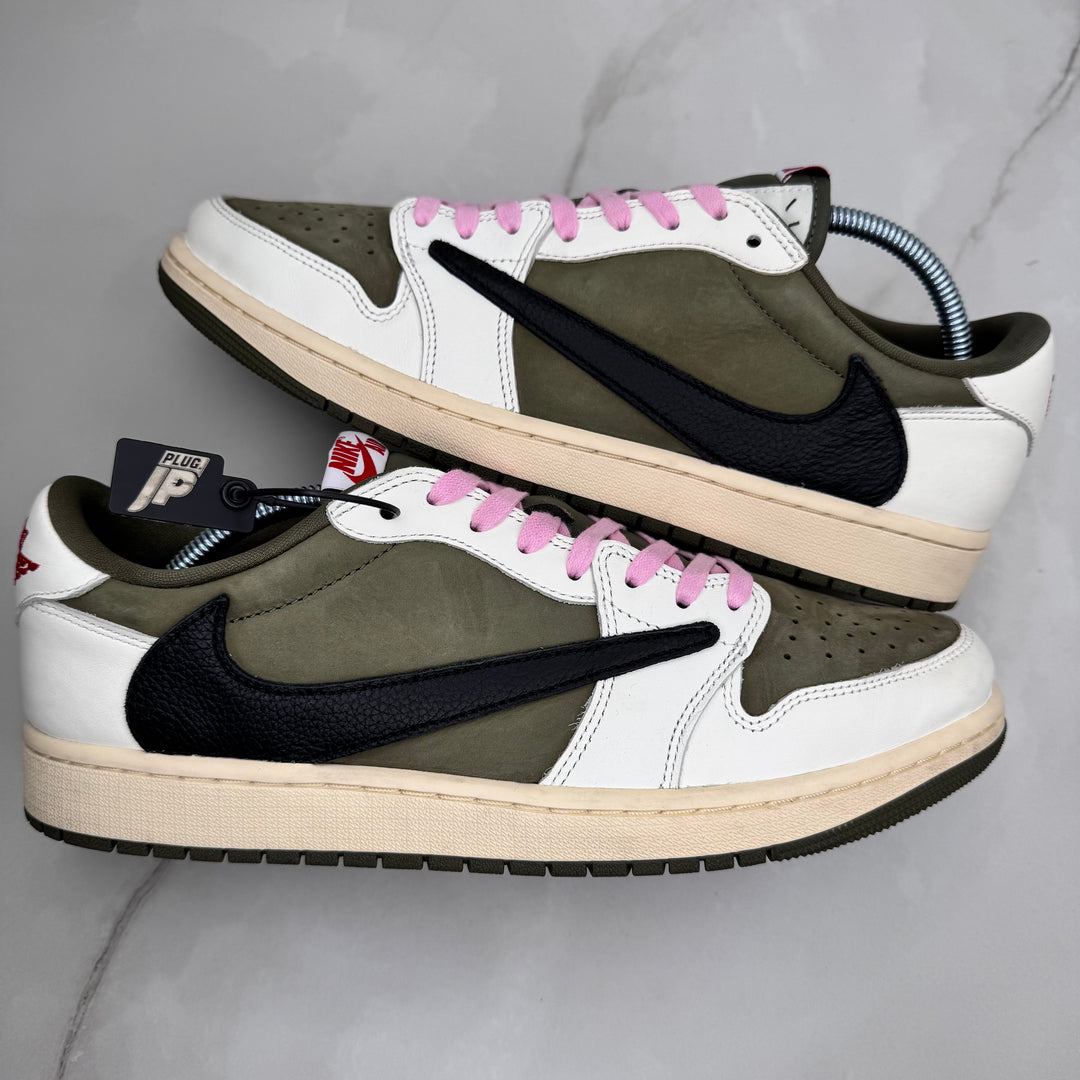 Jordan 1 Low Travis Scott Medium Olive 11UK