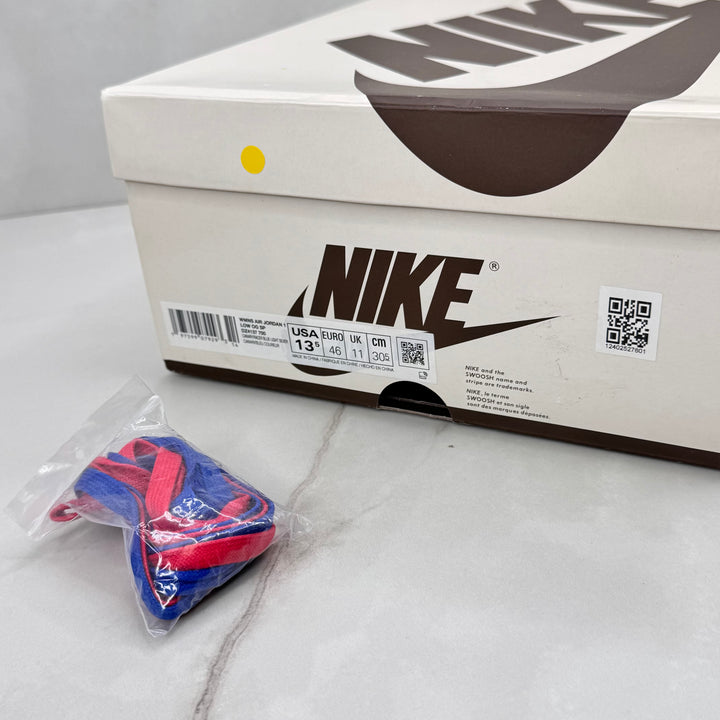 Jordan 1 Low Travis Scott Canary Yellow 11UK