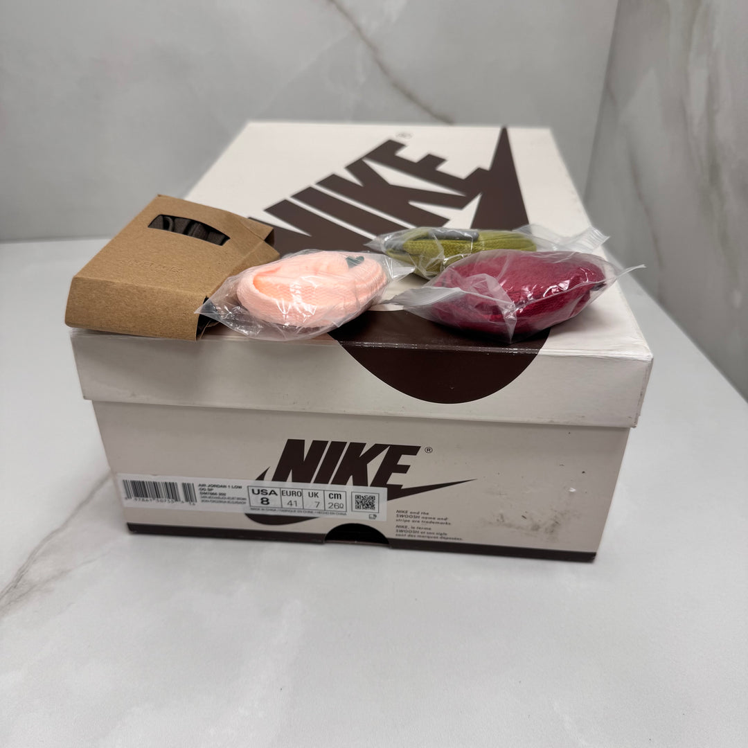 Jordan 1 Low Travis Scott Velvet 7UK