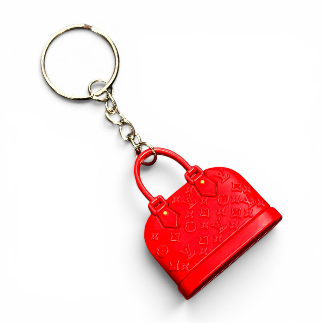 Mini Handbag Keychain Red L