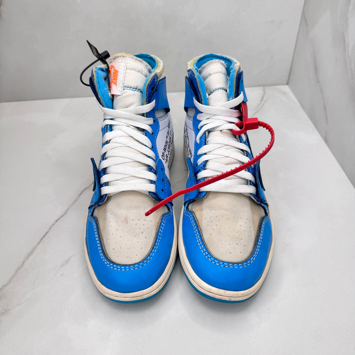 Jordan 1 High Off White UNC 7UK