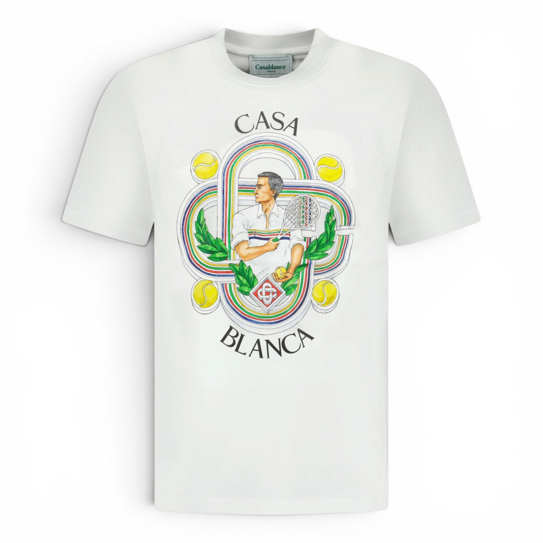 Casablanca Le Joueur Tennis White T-shirt