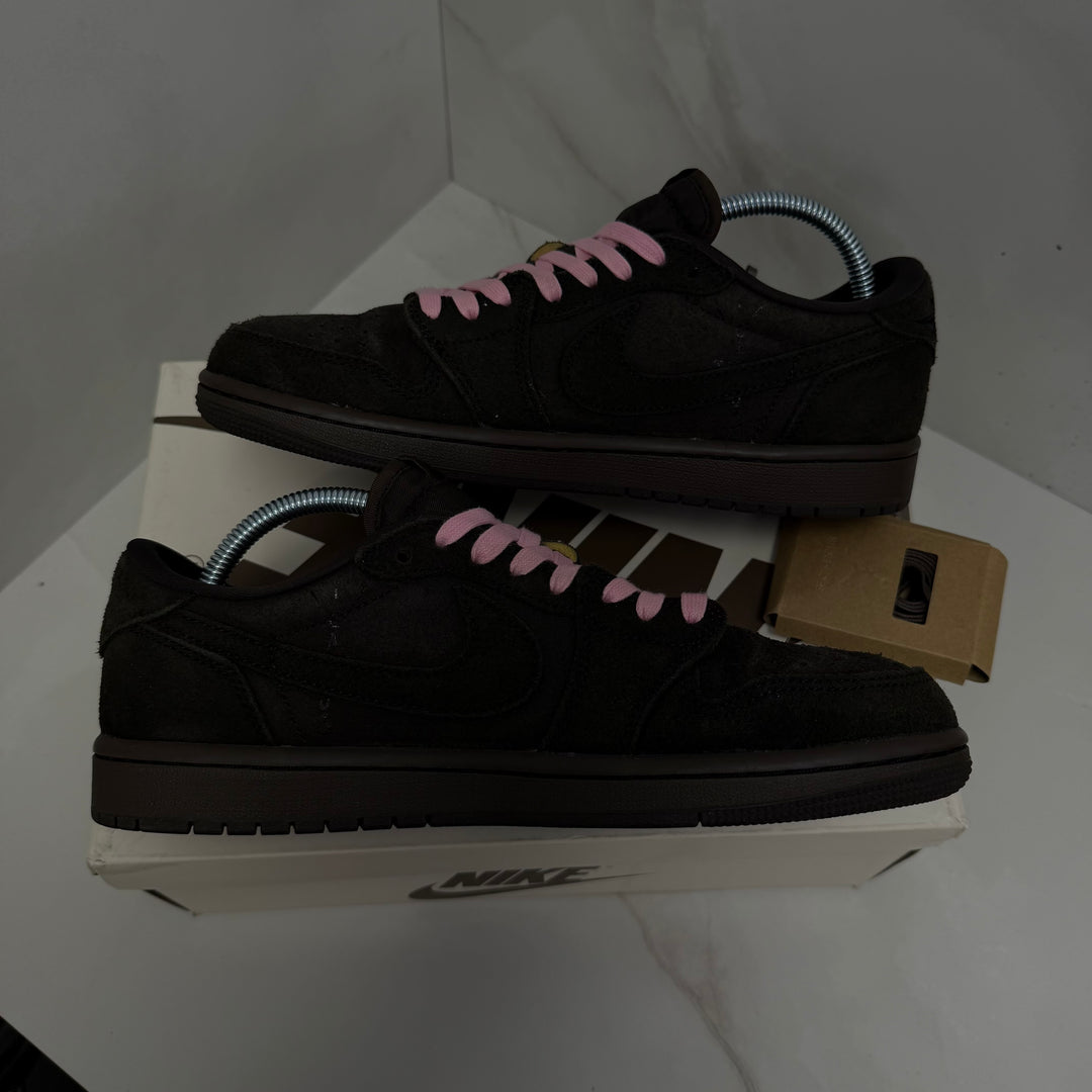 Jordan 1 Low Travis Scott Velvet Brown 7UK (2467)