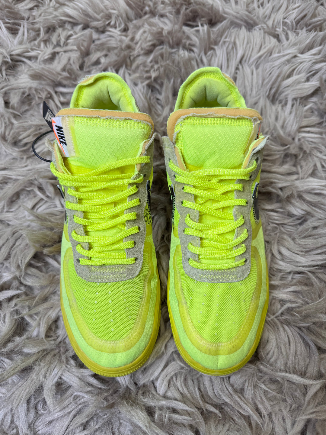 Nike AF1 off white volt 9UK