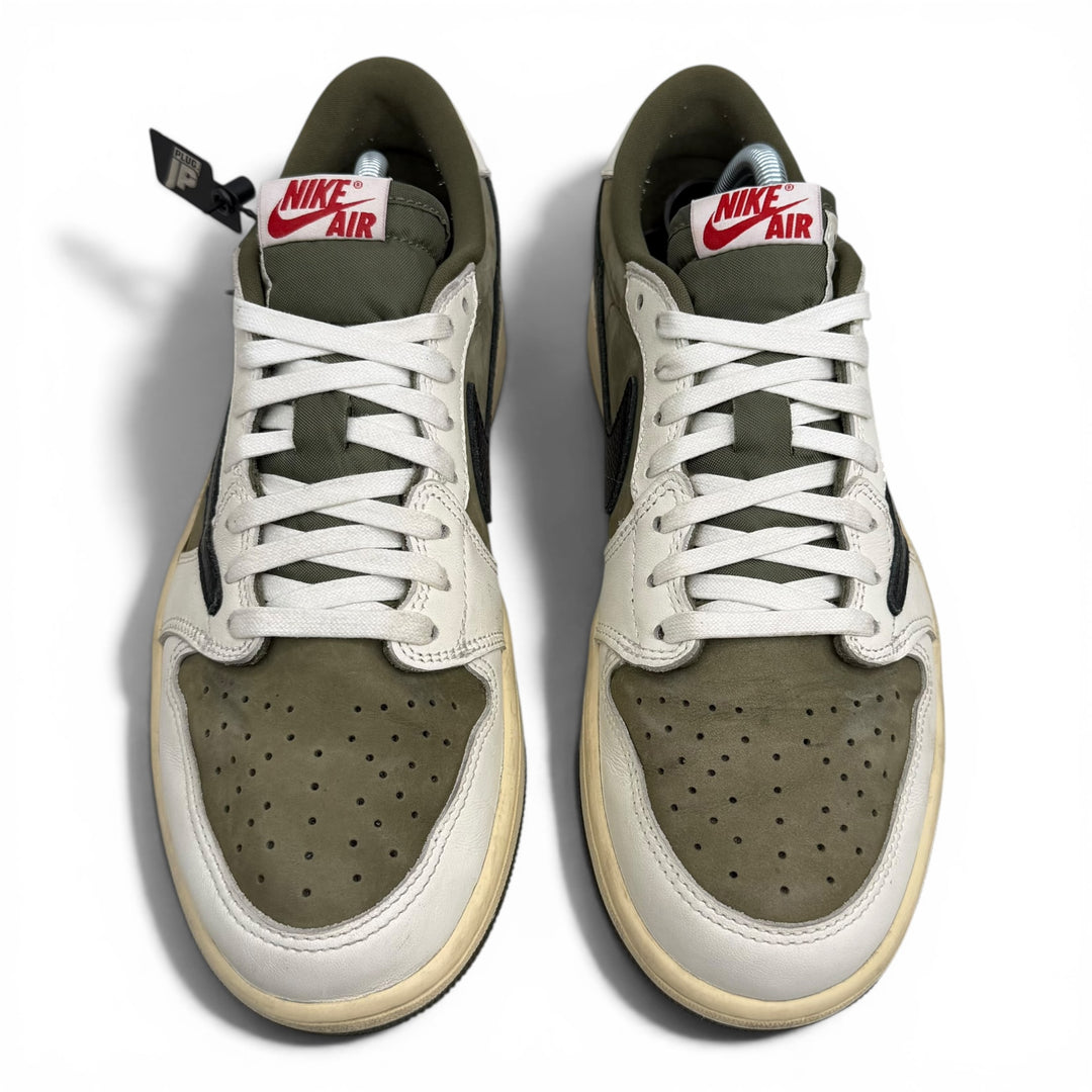 Jordan 1 Low Travis Scott Medium Olive 8.5UK (2491)
