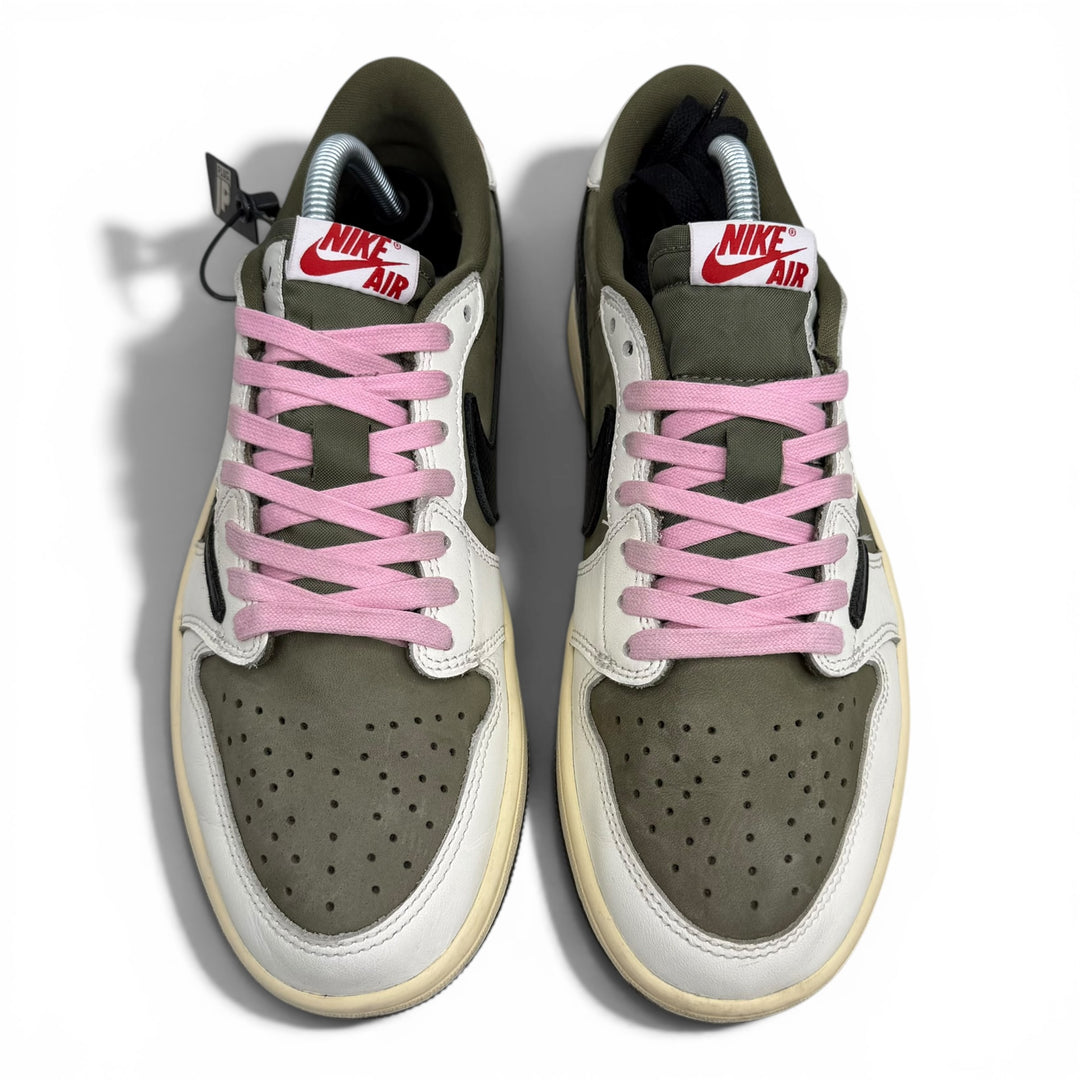 Jordan 1 Low Travis Scott Medium Olive 7UK (2487)