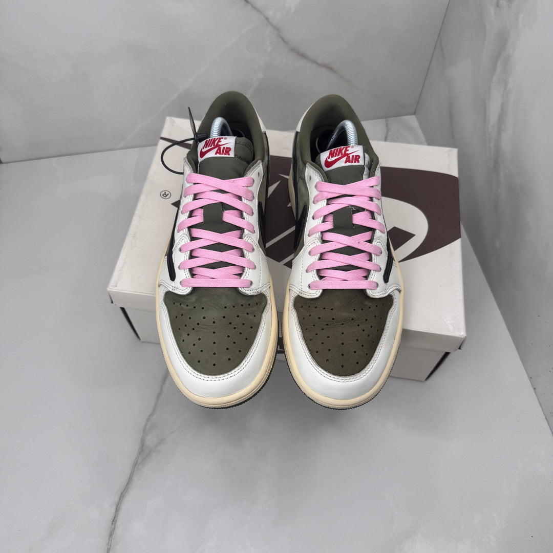 Jordan 1 Low Travis Scott Medium Olive 8UK