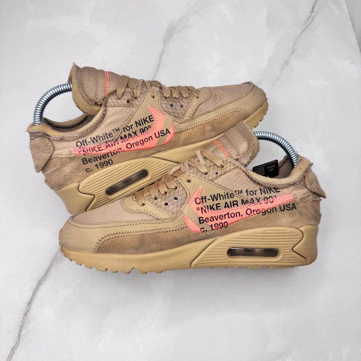 Nike Off White Air Max 90 Desert Ore 5.5UK