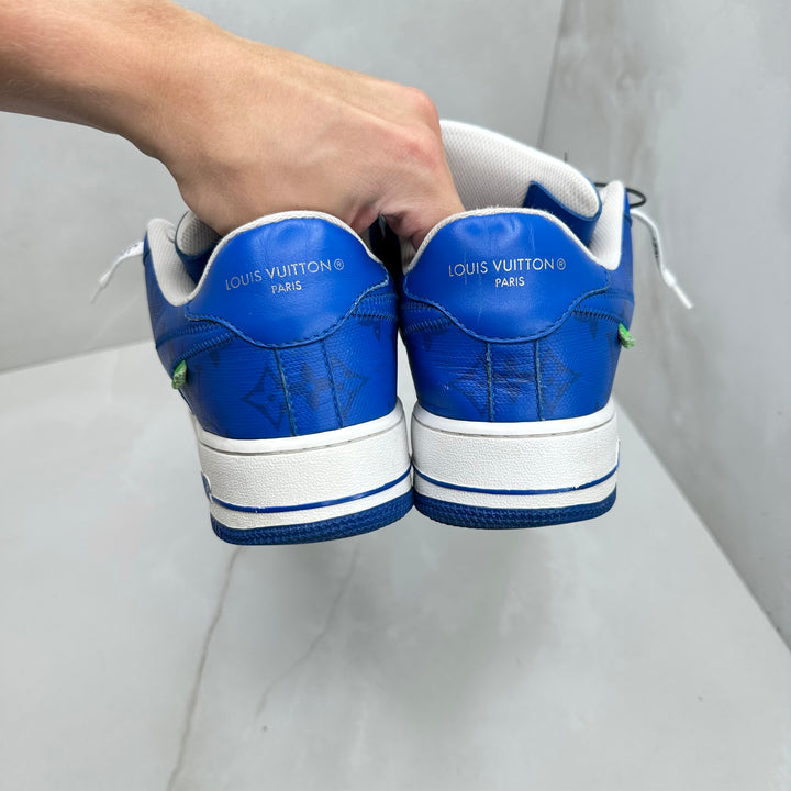 Louis Vuitton Air Force 1 Blue LV9US (Fits a 8.5UK/9UK)