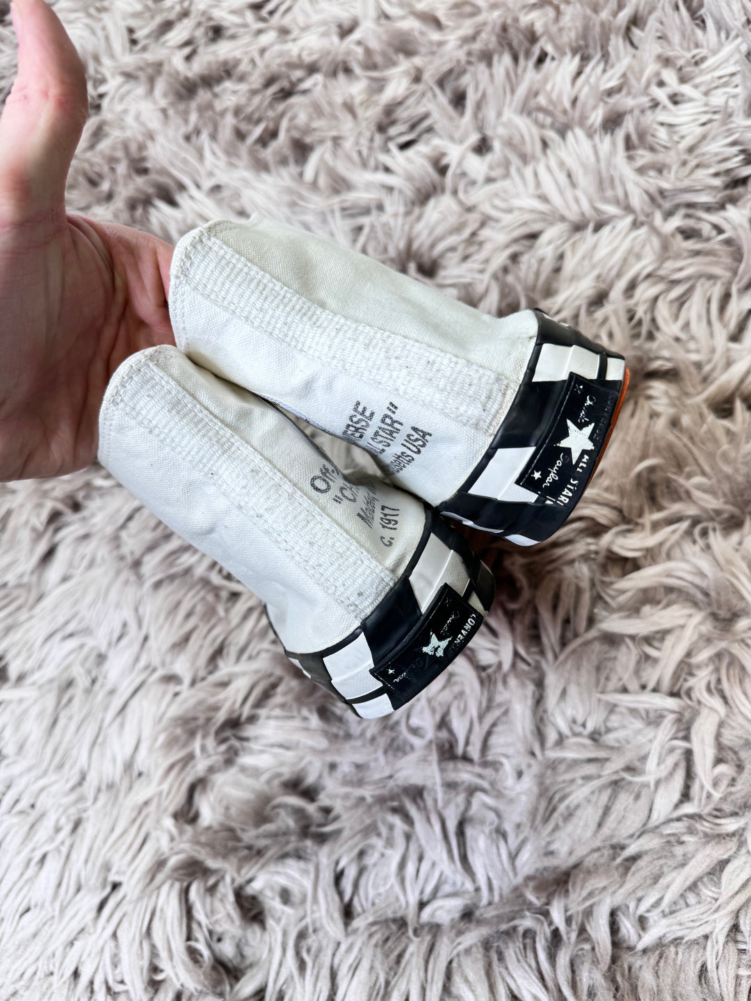 Off white chuck taylor 12UK