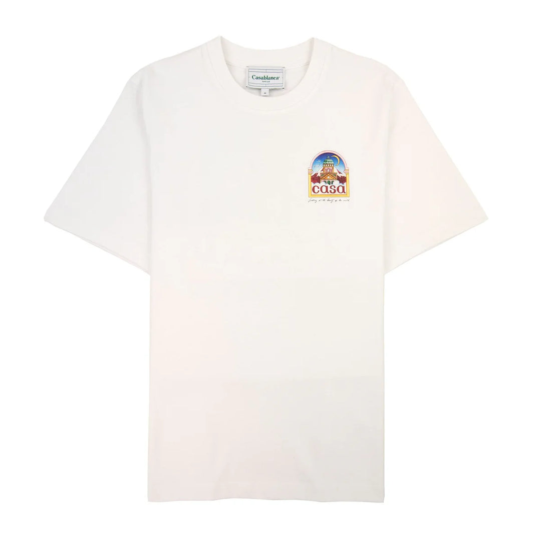 Casablanca Vue De L’arche White T-shirt (C9)