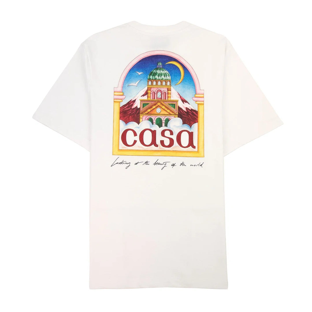 Casablanca Vue De L’arche White T-shirt (C9)