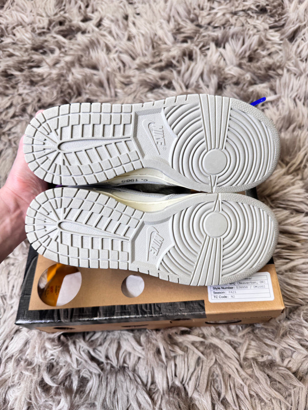 Nike off white dunk lot 48 6.5UK