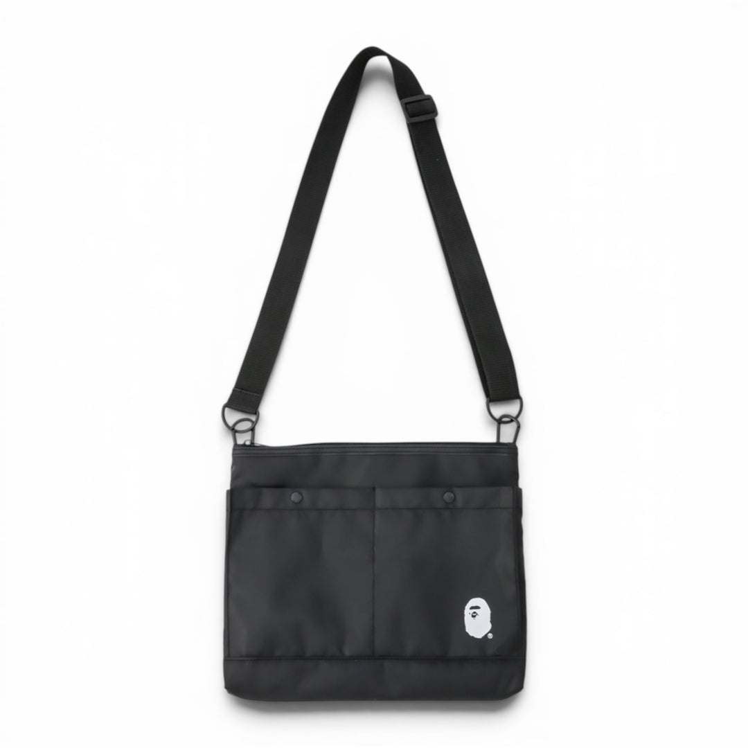 BAPE All Black Cross Body Shoulder Bag
