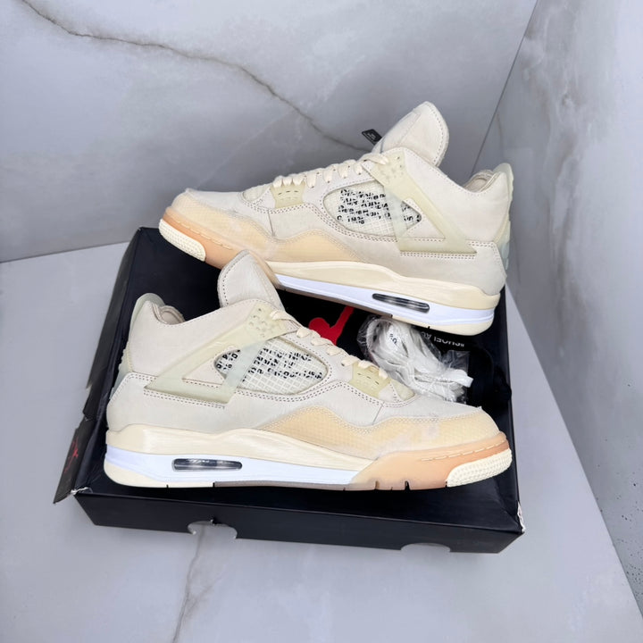 Jordan 4 Off White Sail 9UK