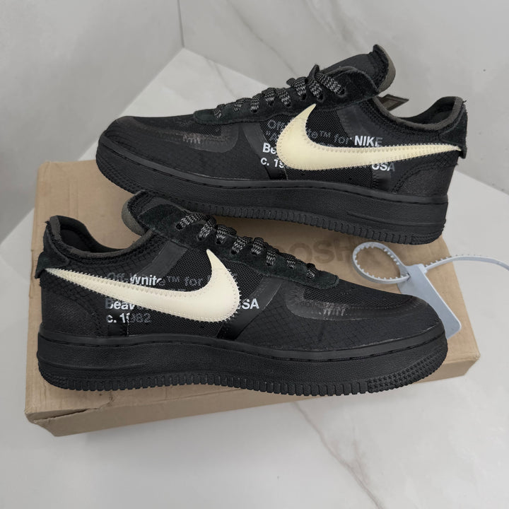 Nike Air Force 1 Off White Black 5UK (2560)