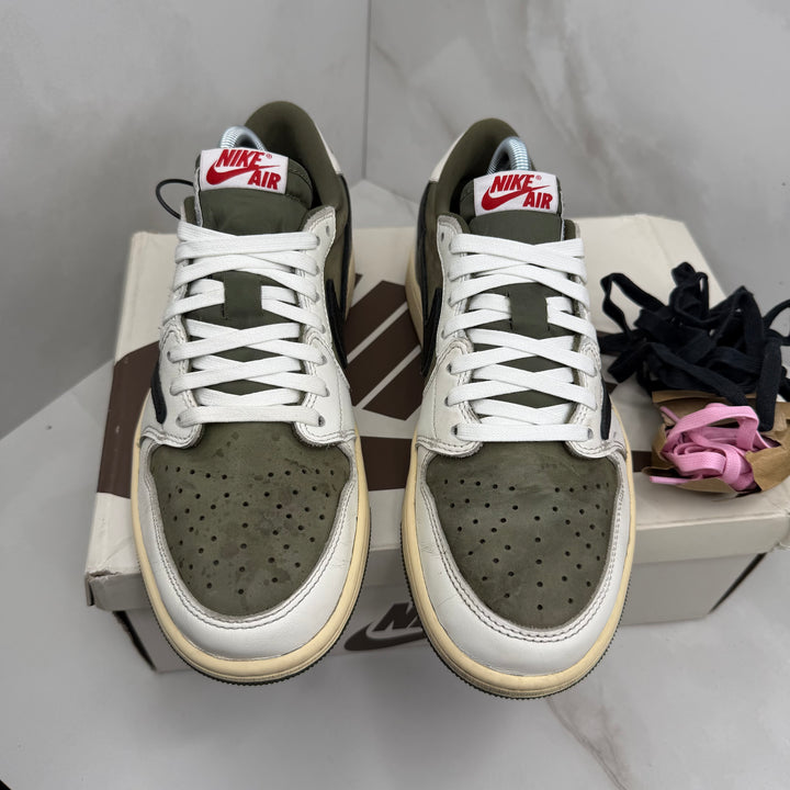 Jordan 1 Low Travis Scott Medium Olive 7UK (2199)
