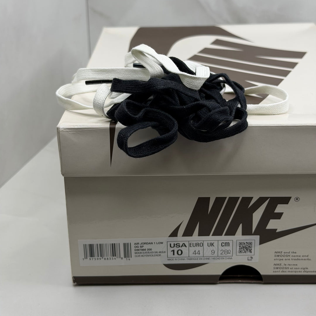 Jordan 1 Low Travis Scott Medium Olive 9UK (2205)