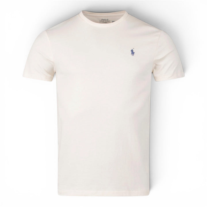 Ralph Lauren Slim Fit Custom Cream T-shirt