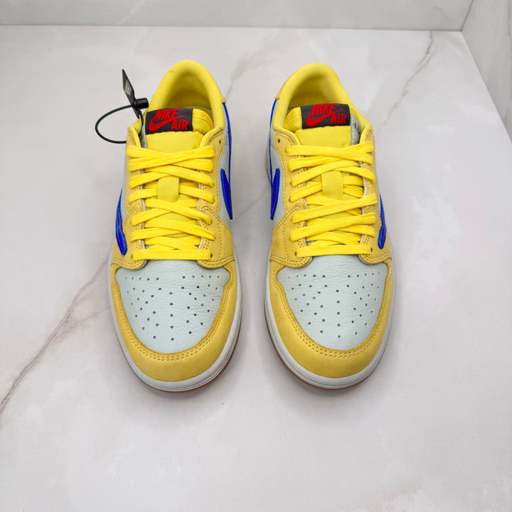 Jordan 1 Low Travis Scott Canary 6.5UK