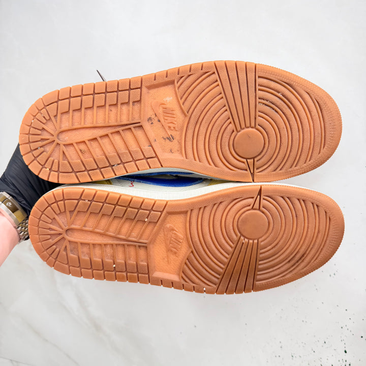 Jordan 1 Low Travis Scott Canary Yellow 8UK (2558)