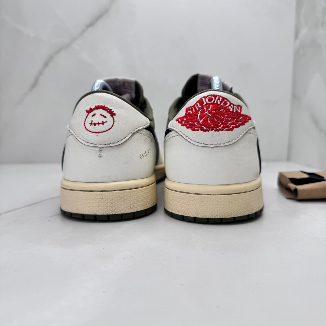 Jordan 1 Low Travis Scott Medium Olive 7.5UK