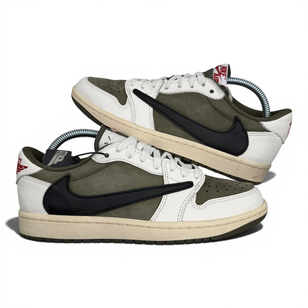 Jordan 1 Low Travis Scott Medium Olive 7UK (2485)