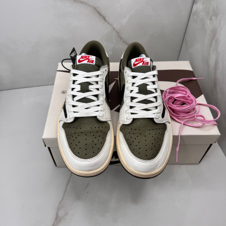 Jordan 1 Low Travis Scott Medium Olive 8.5UK