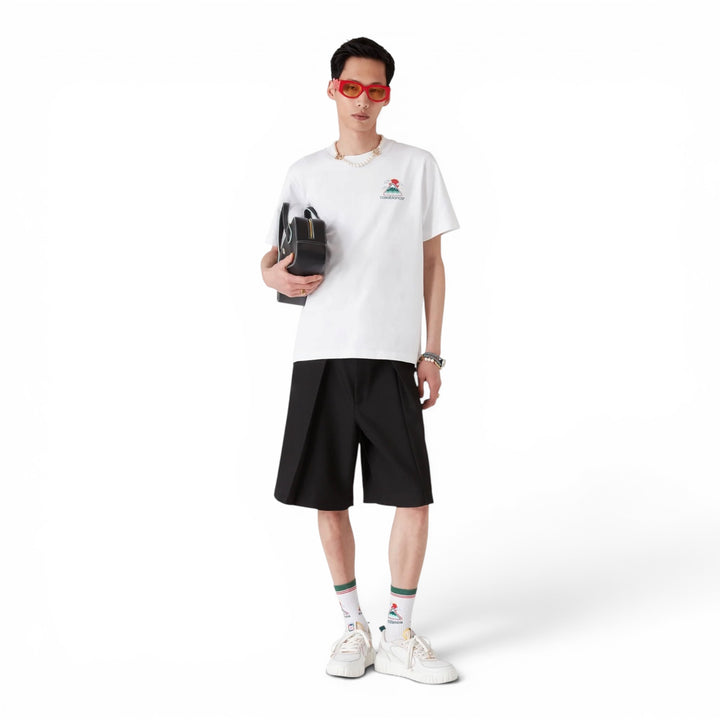 Casablanca Montagne Ondulee White T-Shirt