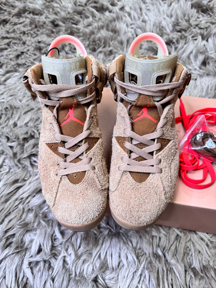 Jordan 6 Travis Scott khaki 6UK