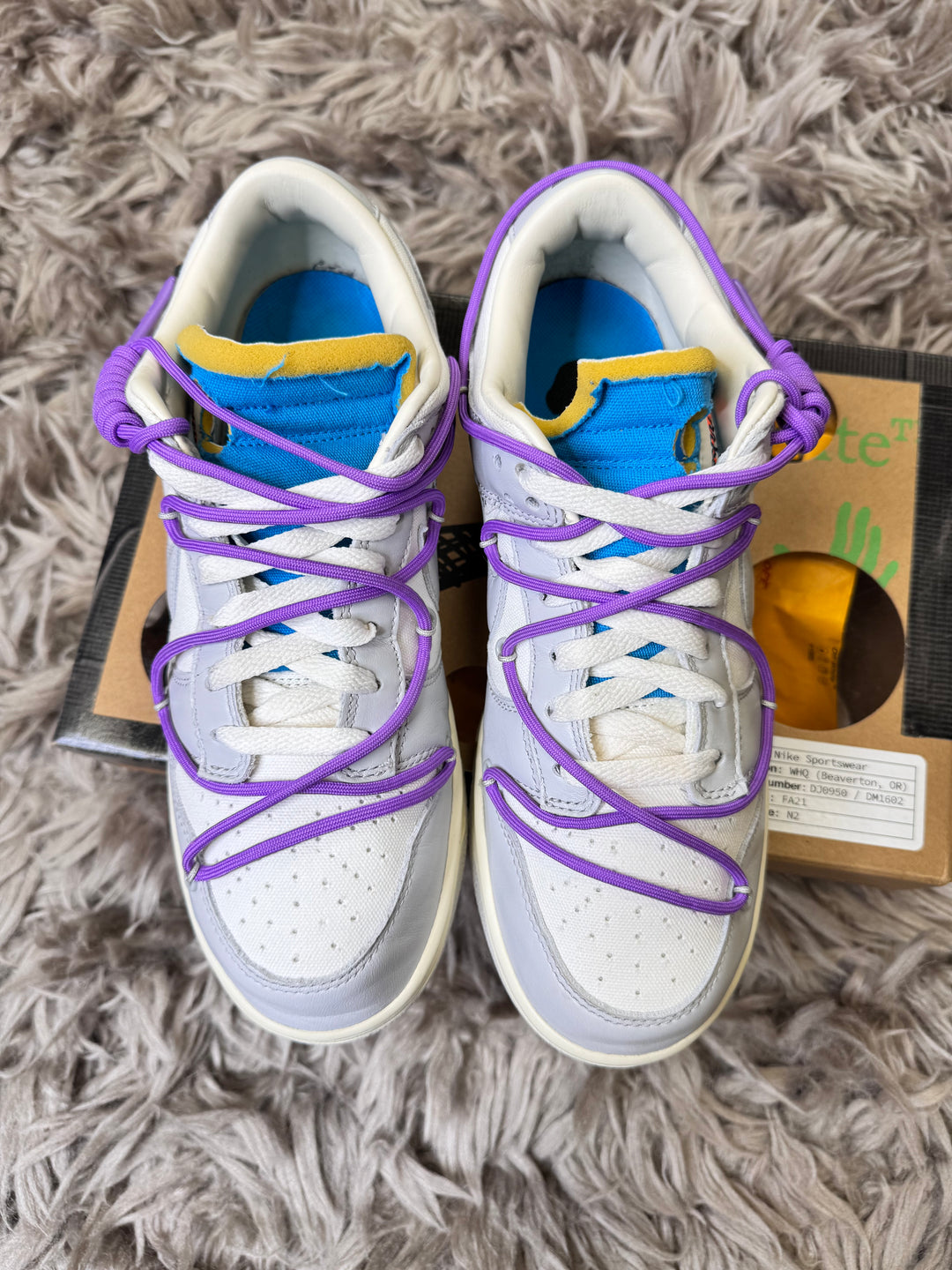 Nike off white dunk lot 47 7.5UK