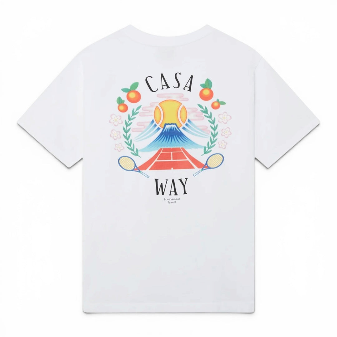 Casablanca Casa Way Mountain White T-shirt