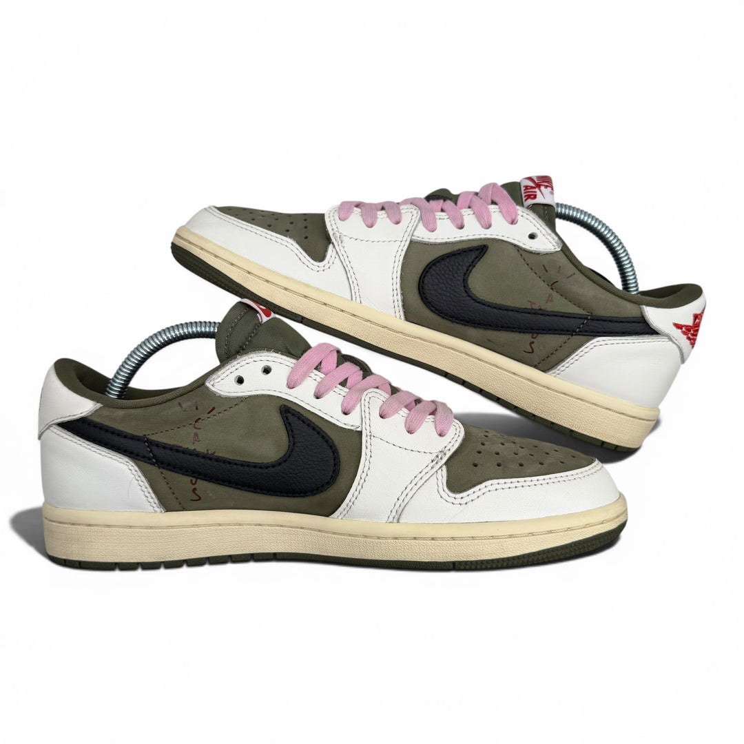 Jordan 1 Low Travis Scott Medium Olive 7UK (2487)