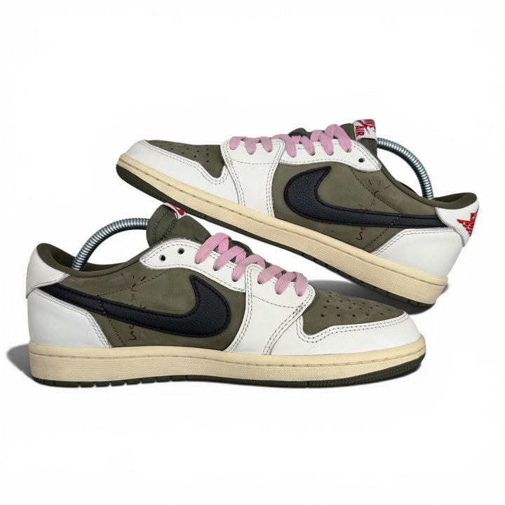Jordan 1 Low Travis Scott Medium Olive 7UK (2487)