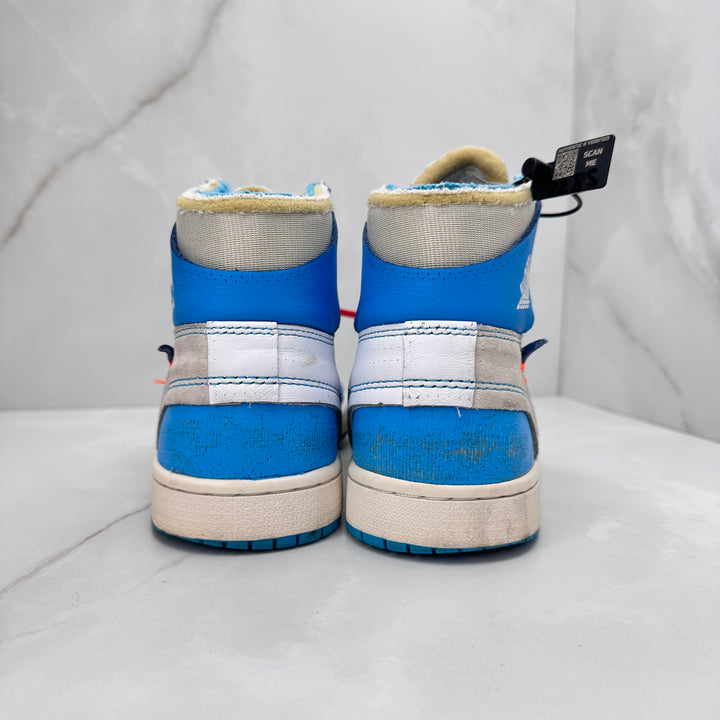 Jordan 1 High Off White UNC 7UK