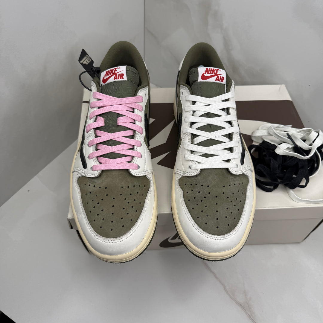 Jordan 1 Low Travis Scott Medium Olive 9UK (2205)