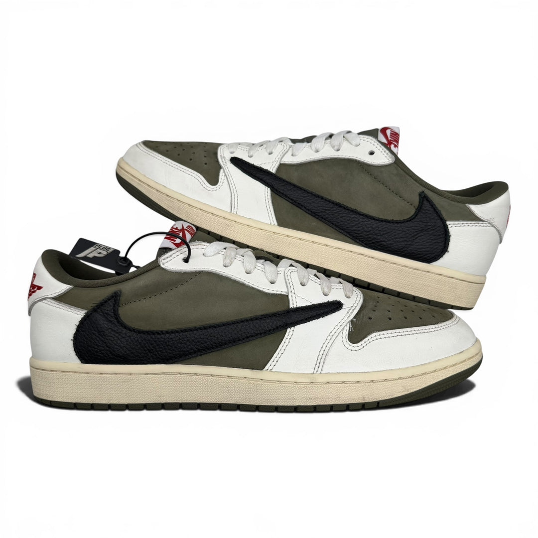 Jordan 1 Low Travis Scott Medium Olive 12UK (2696)
